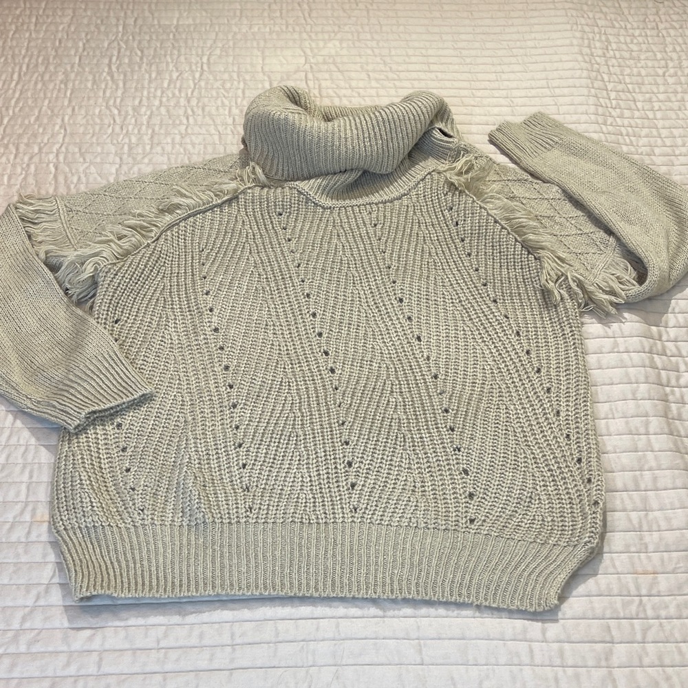 KNOX ROSE Cozy Cream Turtleneck/COWL Sweater WOMENS SIZE XXL